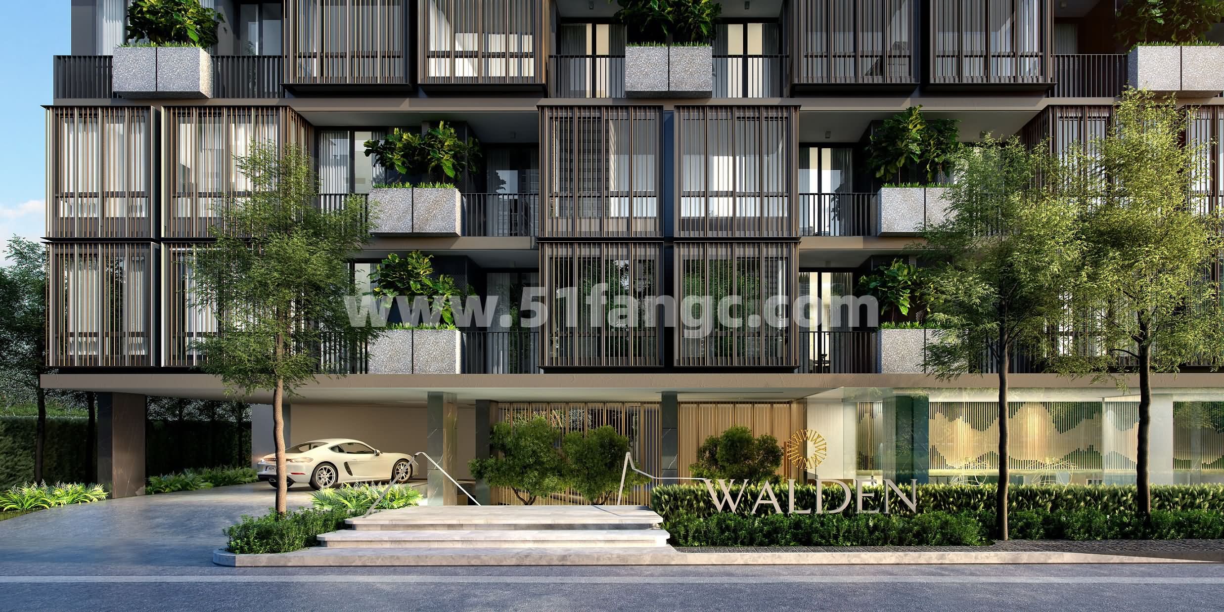 泰国曼谷walden sukhumvit 39公寓,日韩富人区高性价比高端公寓